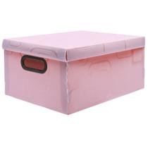 Caixa Organizadora Dello Grande 42x31x20cm Rosa 2172 Caixa Organizadora Dello Grande 42x31x20cm Rosa 2172