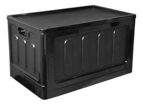 Caixa Organizadora Dobrável 75L Preta Grande e Resistente Caixa Organizadora Dobrável 75L Preta Grande e Resistente