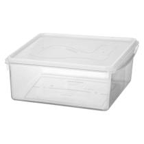 Caixa Organizadora Du Cheff Com Tampa 5,5 L Transparente