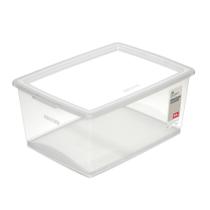 Caixa Organizadora em Plástico Transparente 52,7x37,9x23cm - Ordene