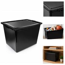 Caixa Organizadora Empilhavel 28 Litros Quarto Brinquedos Container Multiuso 28L Cesto Objetos Armarios Escritorio Casa Caixa Organizadora Empilhavel 28 Litros Quarto Brinquedos Container Multiuso 28L Cesto Objetos Armarios Escritorio Casa