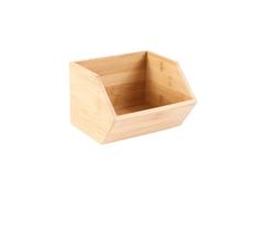 Caixa Organizadora Empilhável em Bambu 17x15,5x12,5cm - Yoi