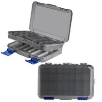 Caixa Organizadora Estojo Porta Iscas Marine MDL355 Com 33 Divisórias Tackle Box 2 Camadas Caixa Organizadora Estojo Porta Iscas Marine MDL355 Com 33 Divisórias Tackle Box 2 Camadas