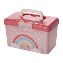 Caixa Organizadora Farmacia Infantil Descorada Menino Menina