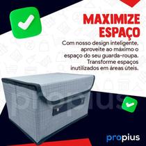 Caixa Organizadora Flexível Armário Guarda Roupa Brinquedos