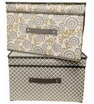 Caixa Organizadora Flexível Multiuso Guarda Roupa Armário