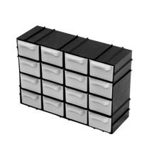 Caixa Organizadora Gaveteiro Modulável 16 Gavetas Arqplast