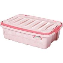 Caixa Organizadora Grand Box Polipropileno BPA FREE com Alça 9,3L Rosa Plasútil Caixa Organizadora Grand Box Polipropileno BPA FREE com Alça 9,3L Rosa Plasútil