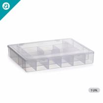 Caixa Organizadora Grande 20 Divisórias Plástico Tampa Transparente Multiuso Bijuterias Ferramentas Caixa Organizadora Grande 20 Divisórias Plástico Tampa Transparente Multiuso Bijuterias Ferramentas