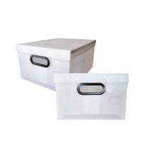 Caixa Organizadora Grande 26L com Tampa Transparente Dello Multiuso 2172