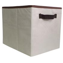 Caixa organizadora grande bege Cesto Tipo Gaveta Dobrável Para Brinquedos Closet Caixa organizadora grande bege Cesto Tipo Gaveta Dobrável Para Brinquedos Closet