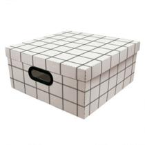 Caixa organizadora grande minimal 35x35x16cm Caixa organizadora grande minimal 35x35x16cm