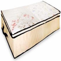 Caixa organizadora guarda manta lençol edredom organiza guarda roupa quarto multiuso ziper e alça Caixa organizadora guarda manta lençol edredom organiza guarda roupa quarto multiuso ziper e alça