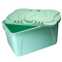 Caixa Organizadora Infantil Elefante 34L Verde Unidade Caixa Organizadora Infantil Elefante 34L Verde Unidade