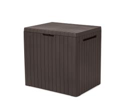Caixa Organizadora Keter City para Área Externa em Plástico 58x44x55 cm Marrom Caixa Organizadora Keter City para Área Externa em Plástico 58x44x55 cm Marrom