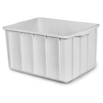 Caixa Organizadora Lar Plásticos 130 Litros sem Tampa Branca