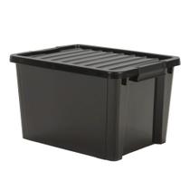 Caixa Organizadora Life Box 30 Litros com Tampa e Rodas Plástica, Resistente e Empilhável - Garden Life