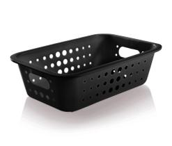 Caixa Organizadora M Baixa Preto Fechado - OUCO 420 PTF - Ou Caixa Organizadora M Baixa Preto Fechado - OUCO 420 PTF - Ou