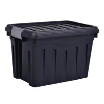 Caixa Organizadora Mb em Plástico Preta 20L Caixa Organizadora Mb em Plástico Preta 20L