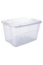 Caixa Organizadora Mix Palete Gran Box em Plástico Transparente 28L - Plásutil - Plasutil