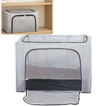 Caixa Organizadora Multiuso 24L PVC Poliéster Empilhável Resistente Casa Escritório Armazenamento Roupa Cama Mesa Closet Caixa Organizadora Multiuso 24L PVC Poliéster Empilhável Resistente Casa Escritório Armazenamento Roupa Cama Mesa Closet