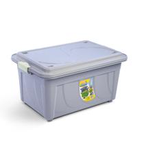 Caixa Organizadora Multiuso 60 L Com Tampa E Travas Caixa Organizadora Multiuso 60 L Com Tampa E Travas