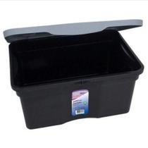 Caixa Organizadora Multiuso C/ Tampa 5 L Preta 25468PM Arqplast