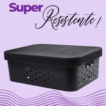 Caixa Organizadora Multiuso Com Tampa 11 Litros Mixx Nova