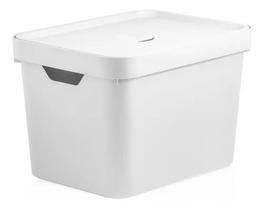 Caixa Organizadora Multiuso Cube Com Tampa 18 Litros Ou Closet Armários Guarda Roupas Brinquedos Caixa Organizadora Multiuso Cube Com Tampa 18 Litros Ou Closet Armários Guarda Roupas Brinquedos