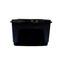 Caixa Organizadora Multiuso Decorativa Grande 80 L Preta Caixa Organizadora Multiuso Decorativa Grande 80 L Preta