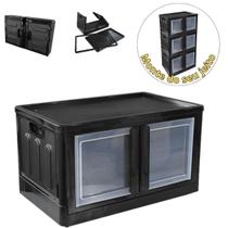 Caixa Organizadora Multiuso Dobrável Porta Dupla 30 Litros Caixa Organizadora Multiuso Dobrável Porta Dupla 30 Litros