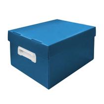 Caixa Organizadora Multiuso G Azul Polionda Polibras