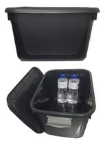 Caixa Organizadora Multiuso Grande 30l Com Tampa E Travas Caixa Organizadora Multiuso Grande 30l Com Tampa E Travas