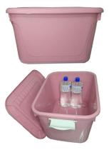 Caixa Organizadora Multiuso Grande 30l Com Tampa E Travas Caixa Organizadora Multiuso Grande 30l Com Tampa E Travas