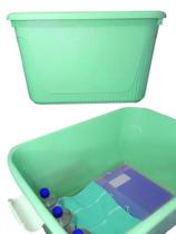 Caixa Organizadora Multiuso Grande 80l Com Tampa E Travas Caixa Organizadora Multiuso Grande 80l Com Tampa E Travas