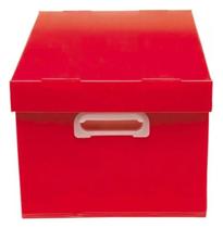 Caixa Organizadora Multiuso Grande The Box G Vermelho Caixa Organizadora Multiuso Grande The Box G Vermelho