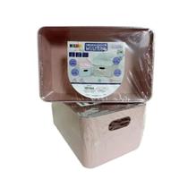 Caixa Organizadora Multiuso Helsim 12,3L Com Tampa Transparente