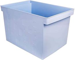 Caixa Organizadora Multiuso Larga Azul Pastel Ref. 0335bp