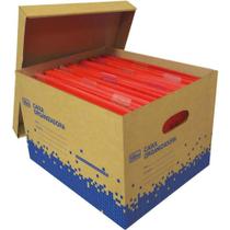 Caixa Organizadora Multiuso Reforçada Papel Kraft c/ Tampa 405x333x266mm Capacidade 20 Kg - TILIBRA