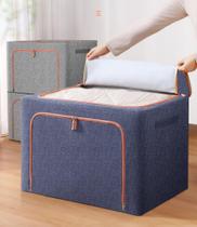Caixa Organizadora Multiuso Roupa Cama Toalha Edredom 24L - Flytex