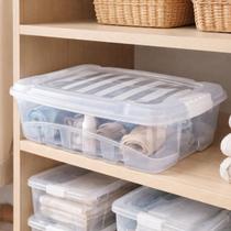 Caixa Organizadora Multiuso Tampa Trava 8,5 L Transparente Container Guardar Brinquedos Livros