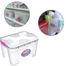 Caixa Organizadora Multiuso Transparente 12L Praticidade, Espaço e Versatilidade para seu Dia a Dia Caixa Organizadora Multiuso Transparente 12L Praticidade, Espaço e Versatilidade para seu Dia a Dia