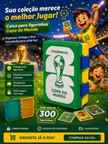 Caixa Organizadora ou Estojo para Figurinhas Copa do Mundo