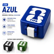 Caixa Organizadora para 150 Figurinhas Copa Álbum Mundial Porta Cards Colecionador