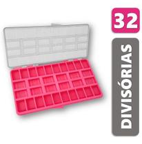 Caixa Organizadora Para Brincos C/32 Divisórias Varias Cores Caixa Organizadora Para Brincos C/32 Divisórias Varias Cores