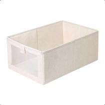 Caixa Organizadora para Guarda Roupa Lavavel Tecido Algodão