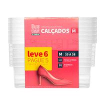 Caixa Organizadora Para Sapatos Média Leve 6 e Pague 5 Ordene Caixa Organizadora Para Sapatos Média Leve 6 e Pague 5 Ordene
