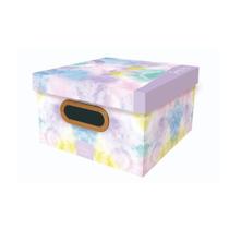 Caixa organizadora pequena Tie Dye - sunny day lilás - 2219.01 - Dello Caixa organizadora pequena Tie Dye - sunny day lilás - 2219.01 - Dello