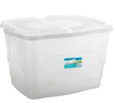 Caixa Organizadora Plasmont 34l Transparente Rf347