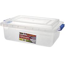 Caixa organizadora plastica 10lt com trava 14x42,5x28cm - ercaplast